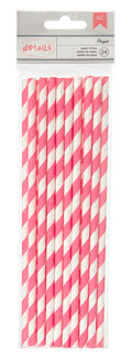 American crafts • paper straws 4 parfait stripe
