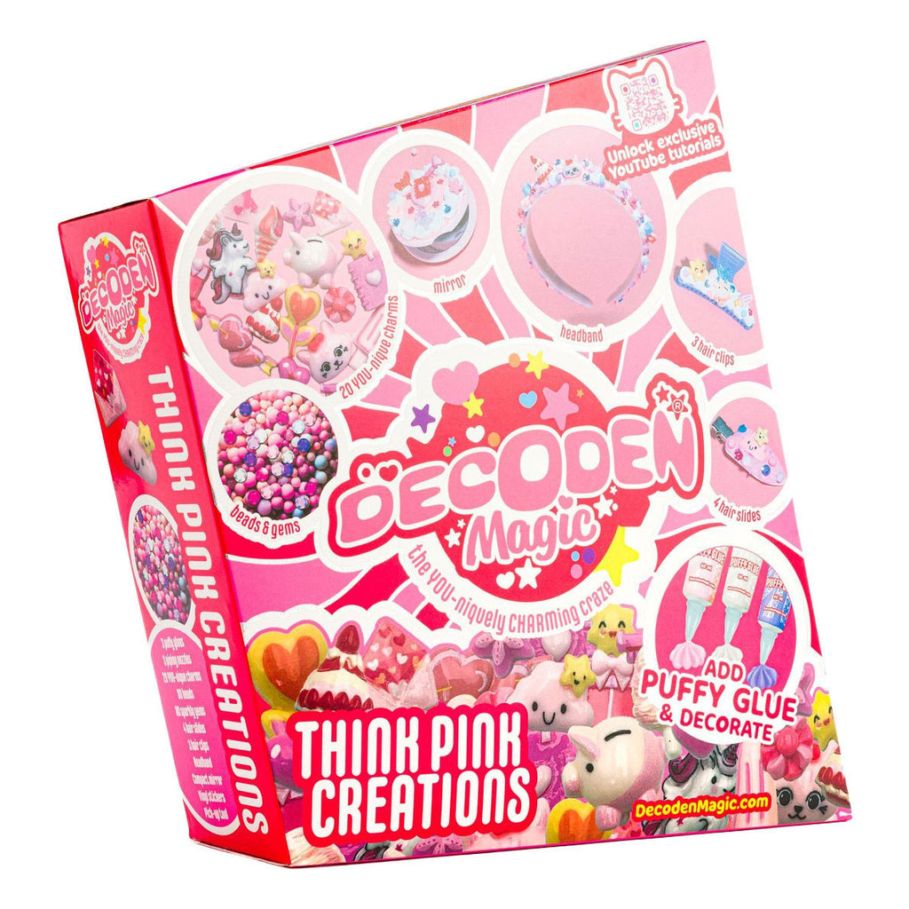 Gear2play decoden magic - deluxe: think pink creations puffylijm knutselpakket