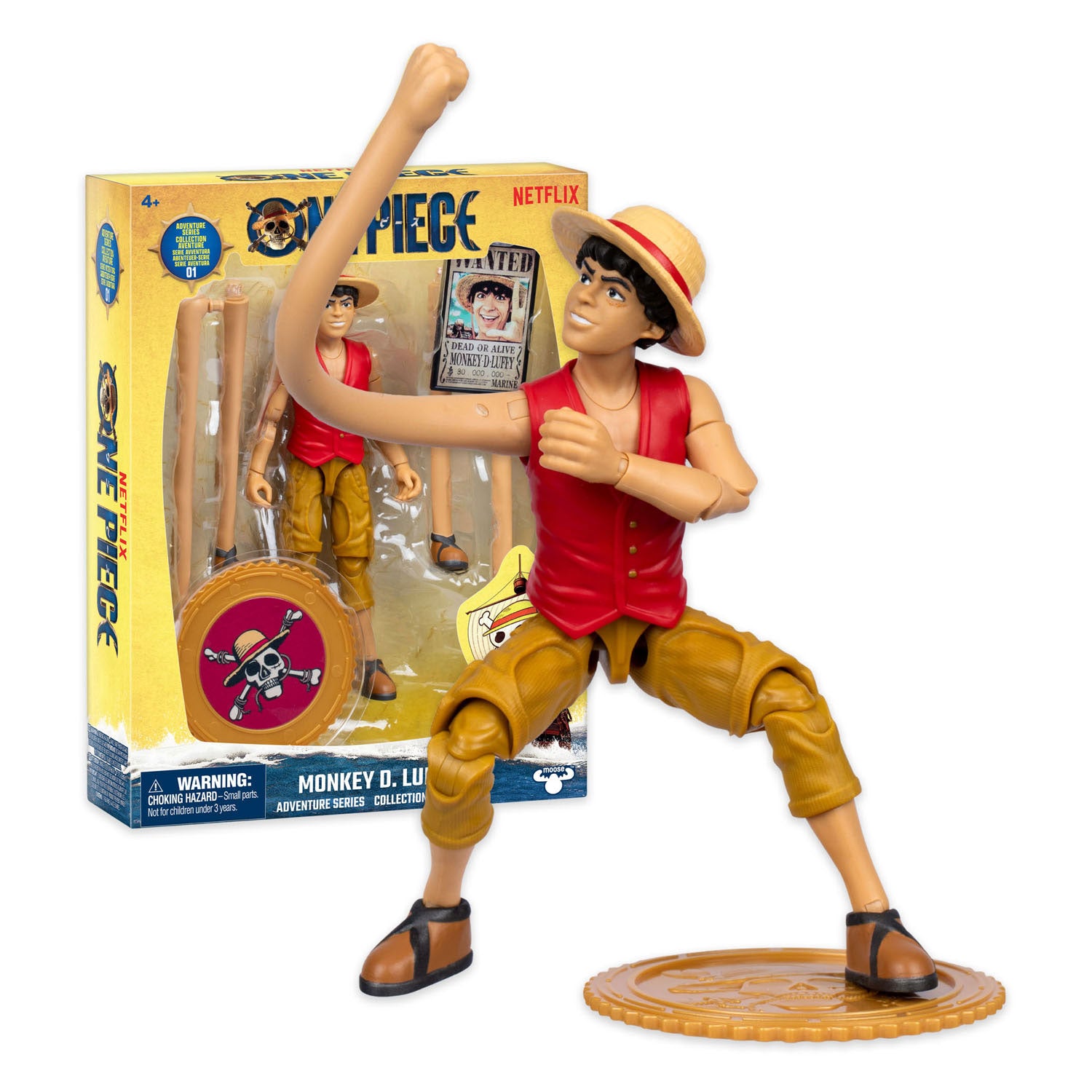 Moose toys one piece actie figuur luffy