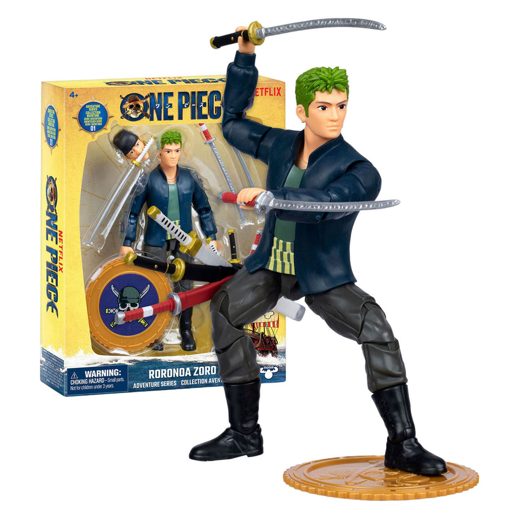 Moose toys one piece actie figuur zoro