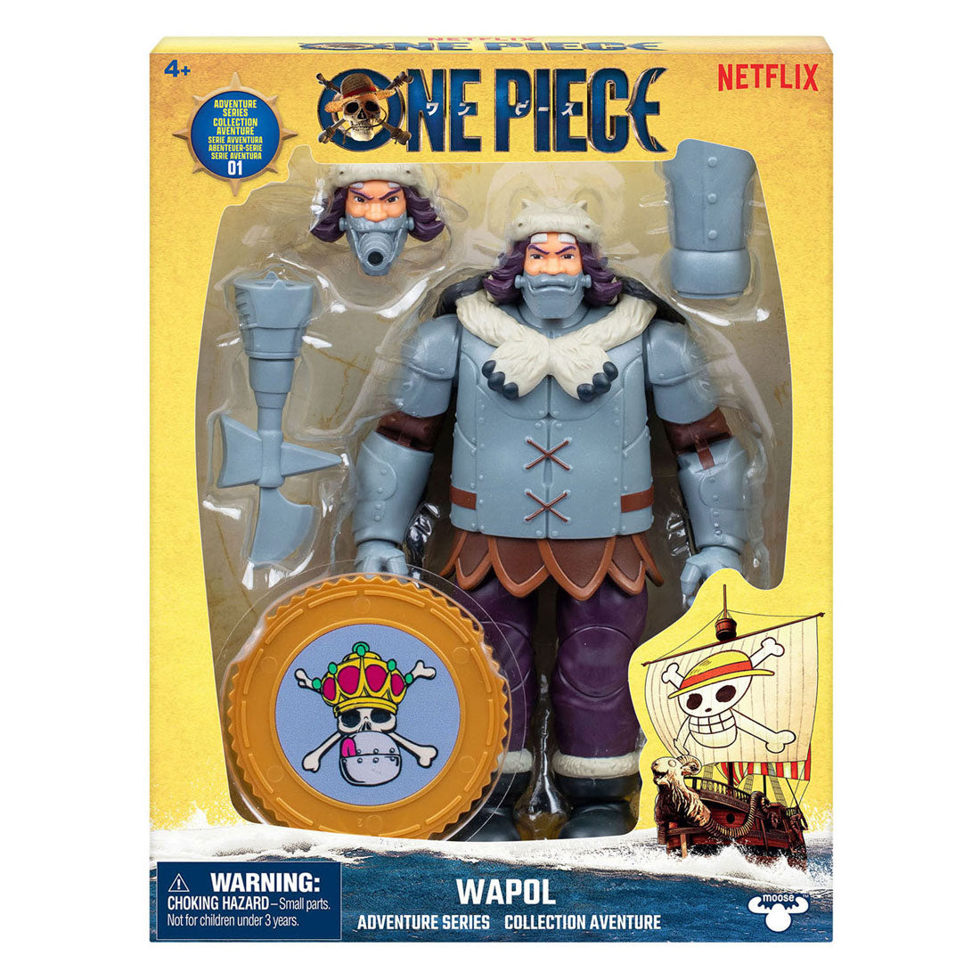 Moose toys one piece actie figuur wapol