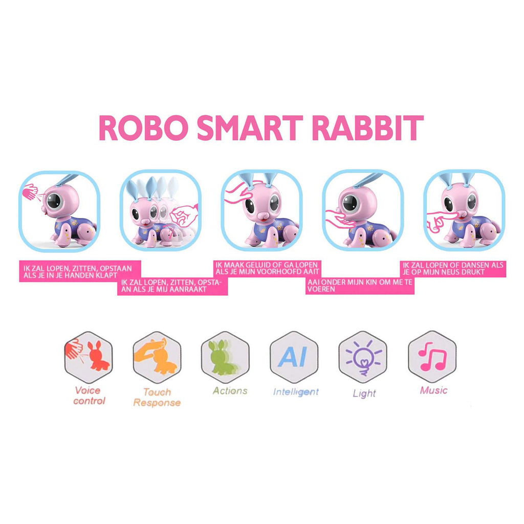 Gear2Play Roboter, intelligentes Kaninchen, interaktives Tier