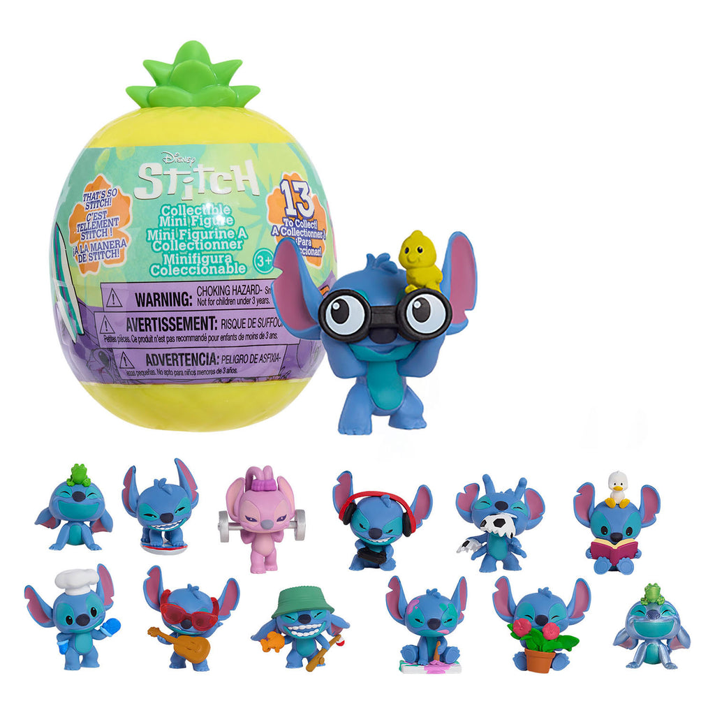 Disney stitch mini figuren capsules assorti | 24 stuks