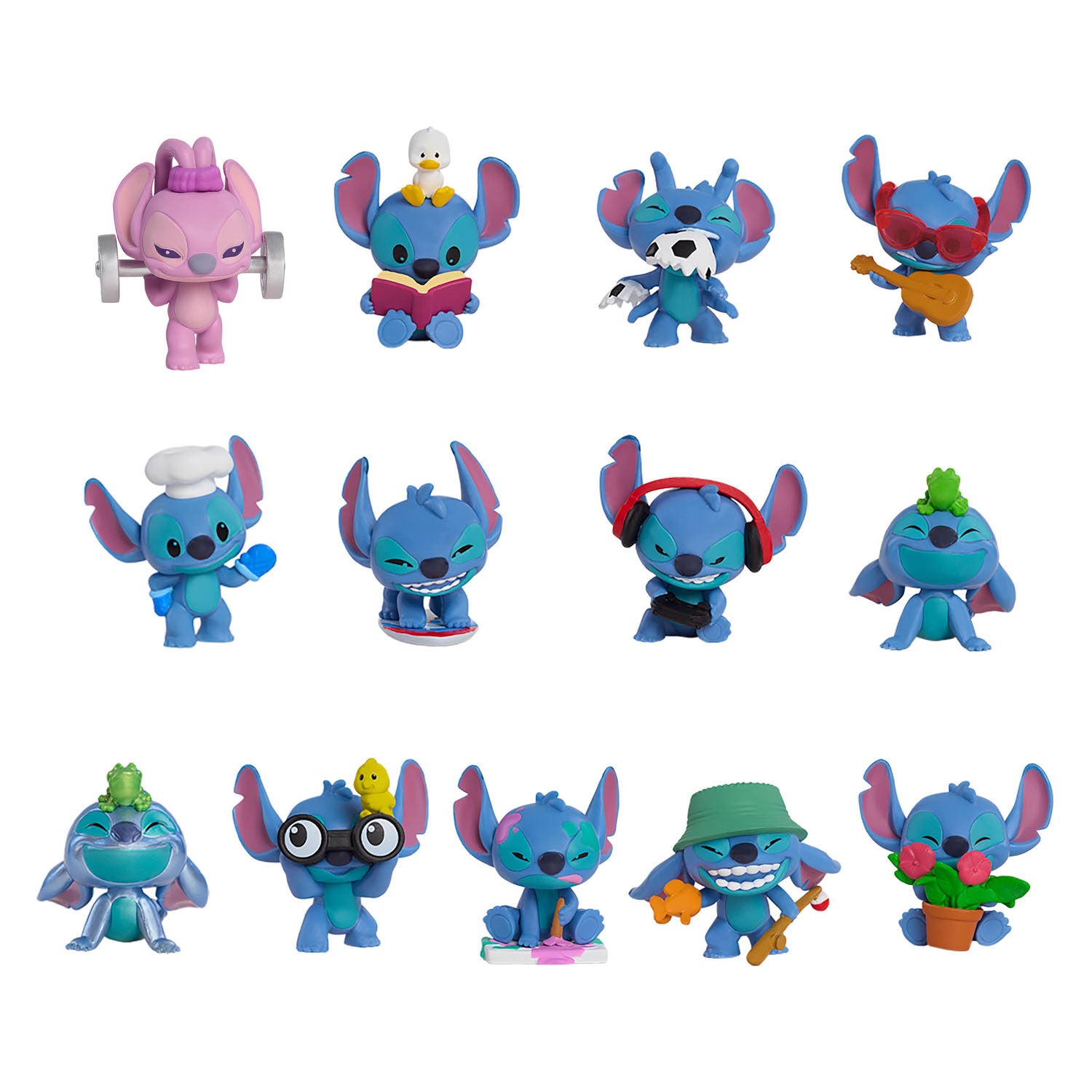 Disney stitch mini figuren capsules assorti | 24 stuks