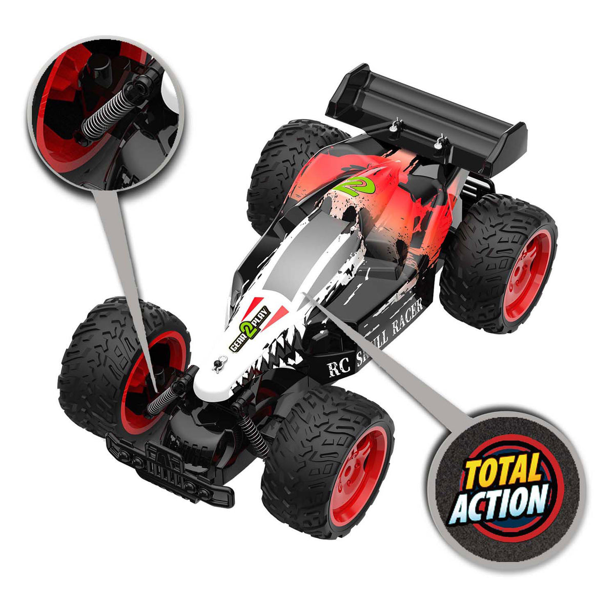 Spectron RC Skull Racer ferngesteuertes Auto 1:10
