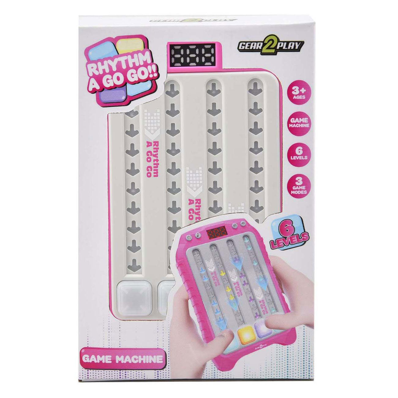 Gear2Play Rhythm a Go – Folge dem Rhythmusspiel (pink)