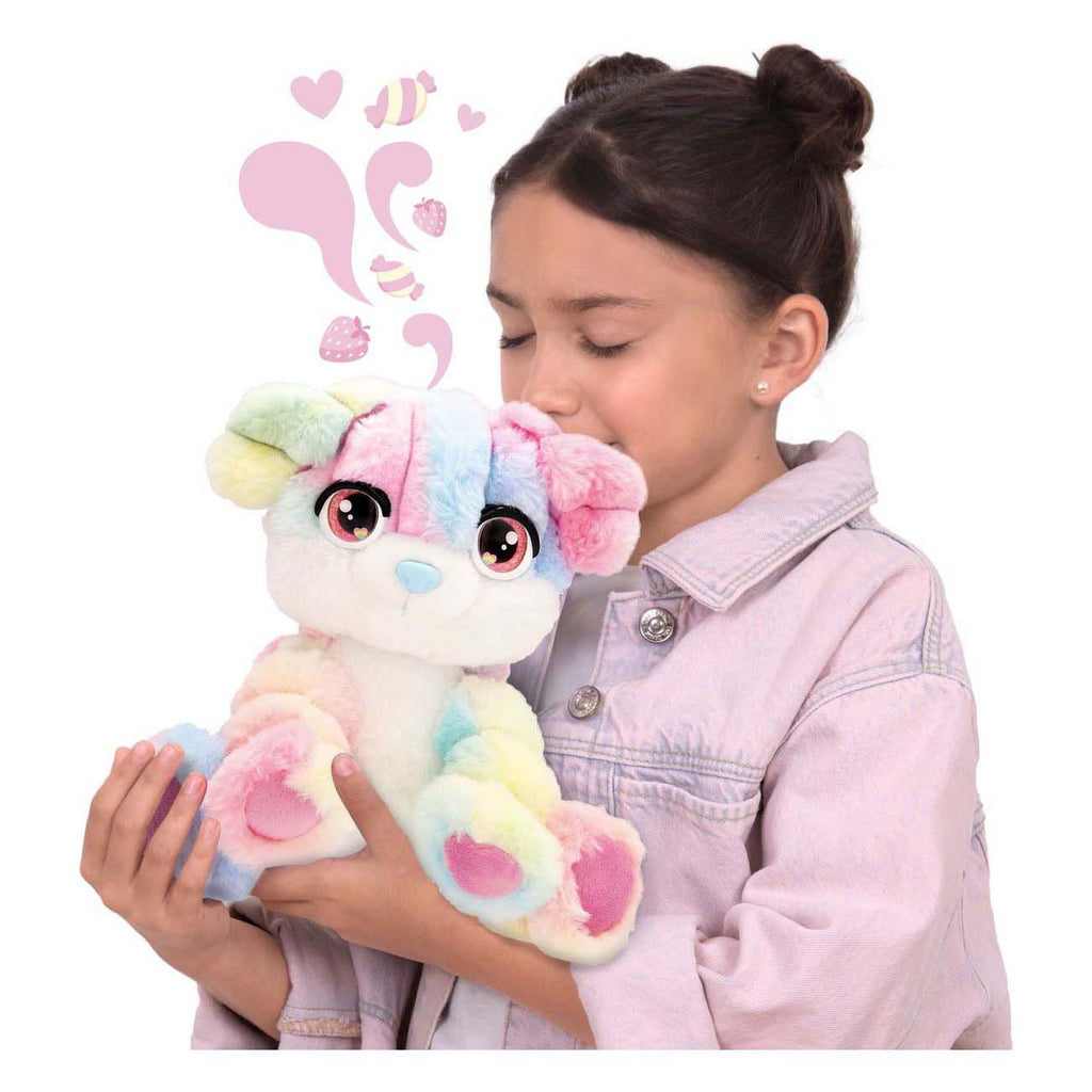 Spectron Cotton Cuties Welpe – Duftendes Zuckerwatte-Plüschtier, 30 cm
