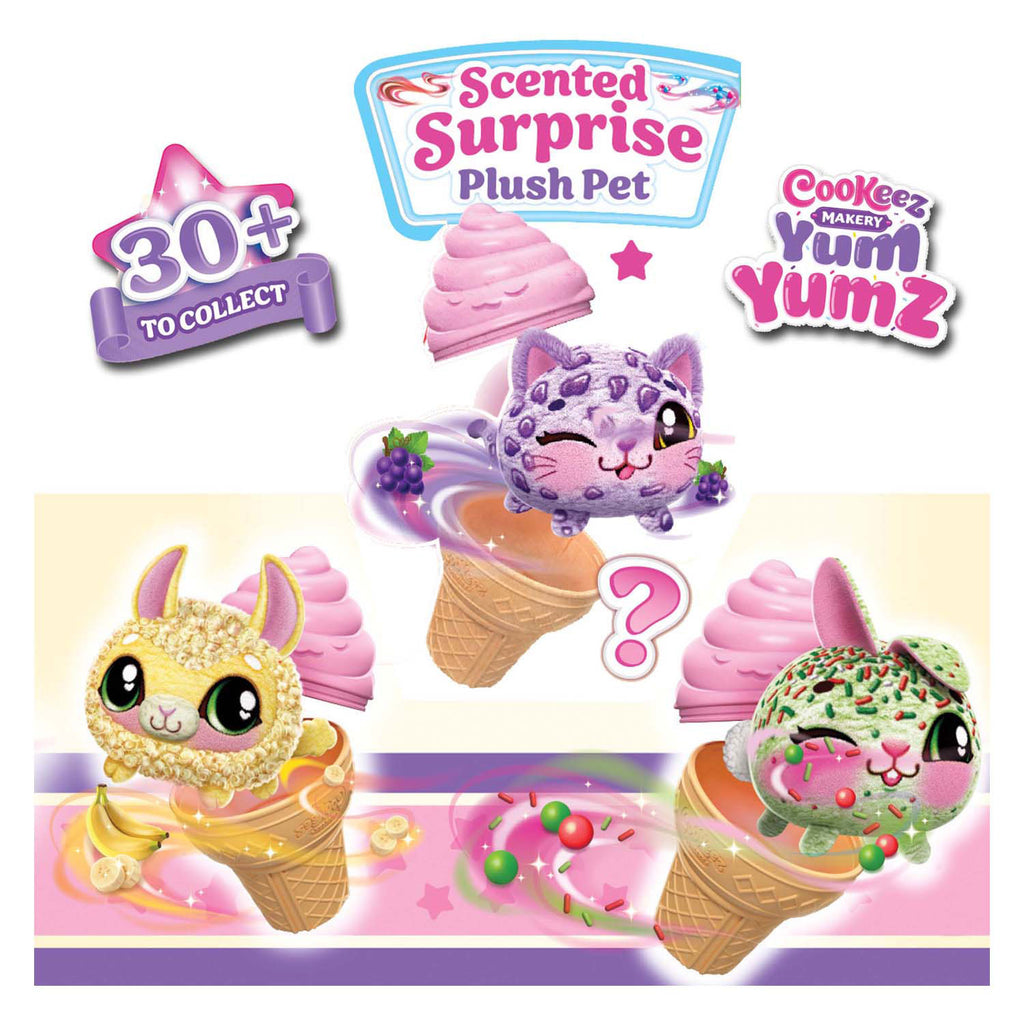 Spectron Cookeez Makery Yum Yumz Überraschungs-Kuscheltier, 2er-Pack
