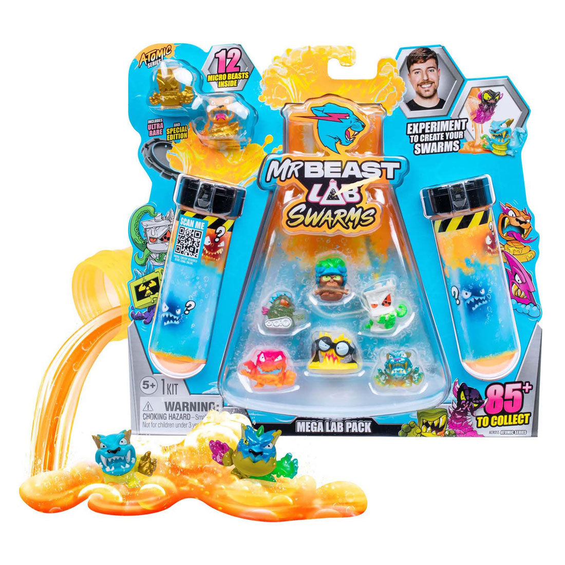 Spectron Mrbeast Lab Swarms Serie 2 Atomic Series Actionfiguren, 12er-Pack