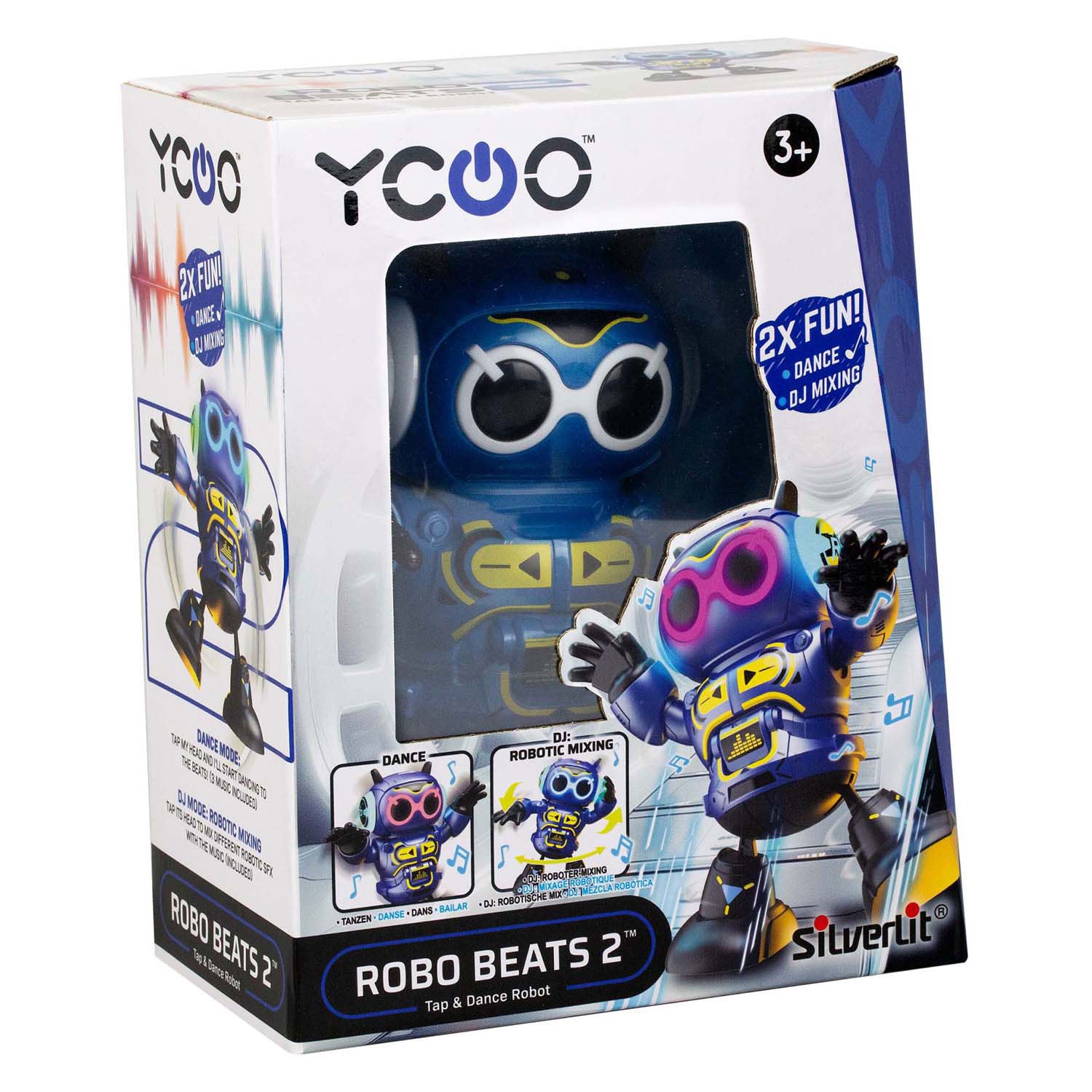Spectron Robo Beats 2 Tanzroboter mit LED
