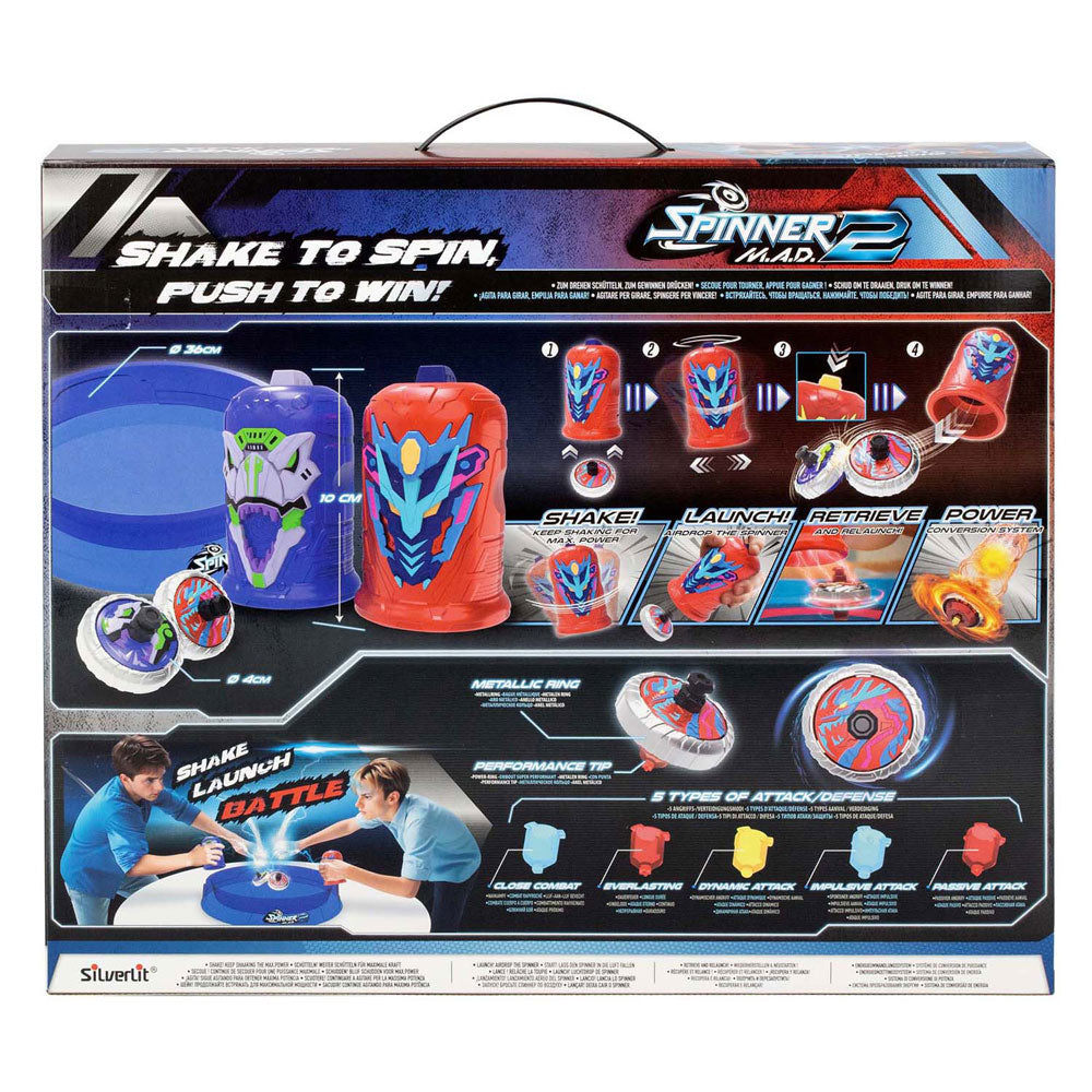 Silverlit Spinner Mad 2 Deluxe Battle Pack