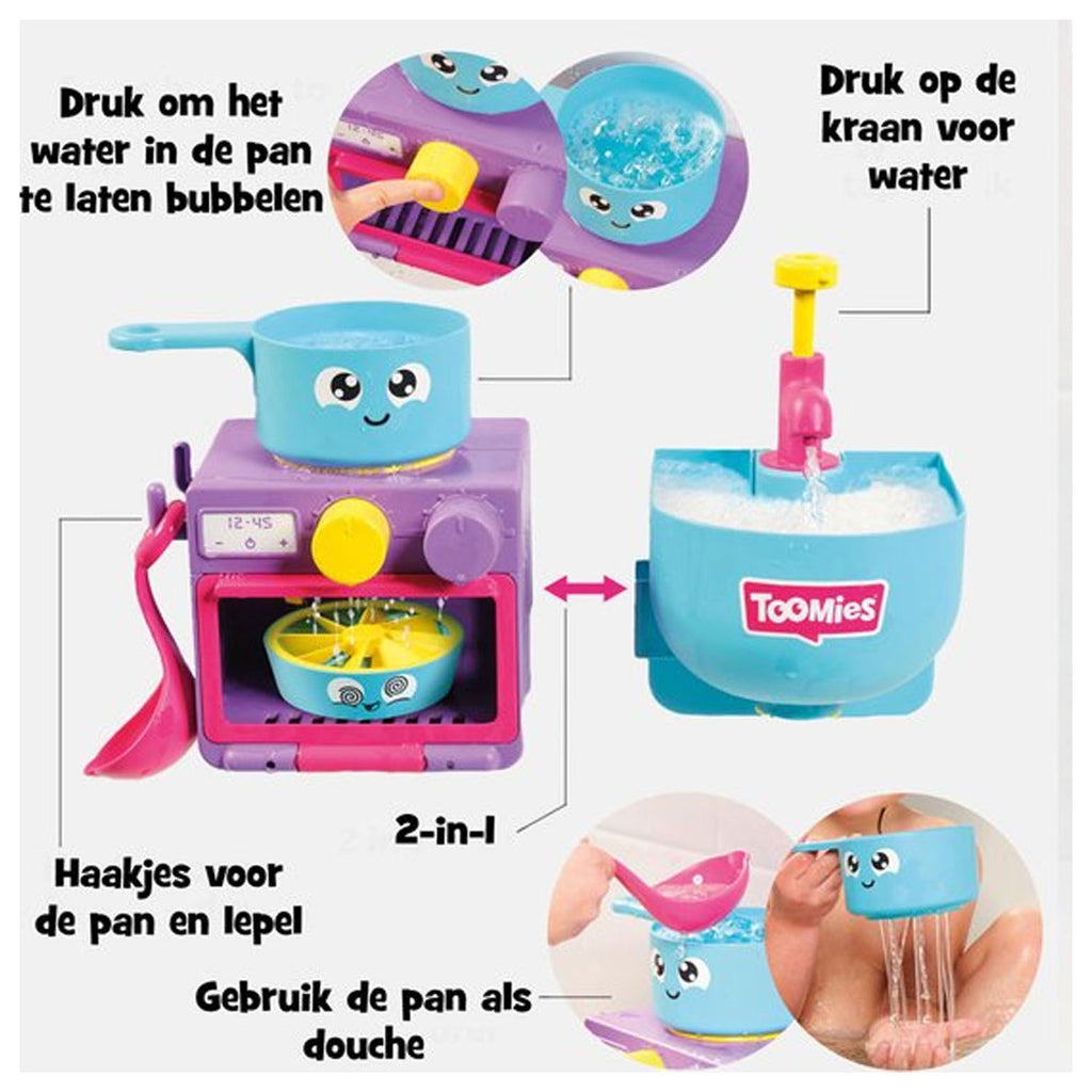 Tomy bubbels en bakken - keuken voor in bad