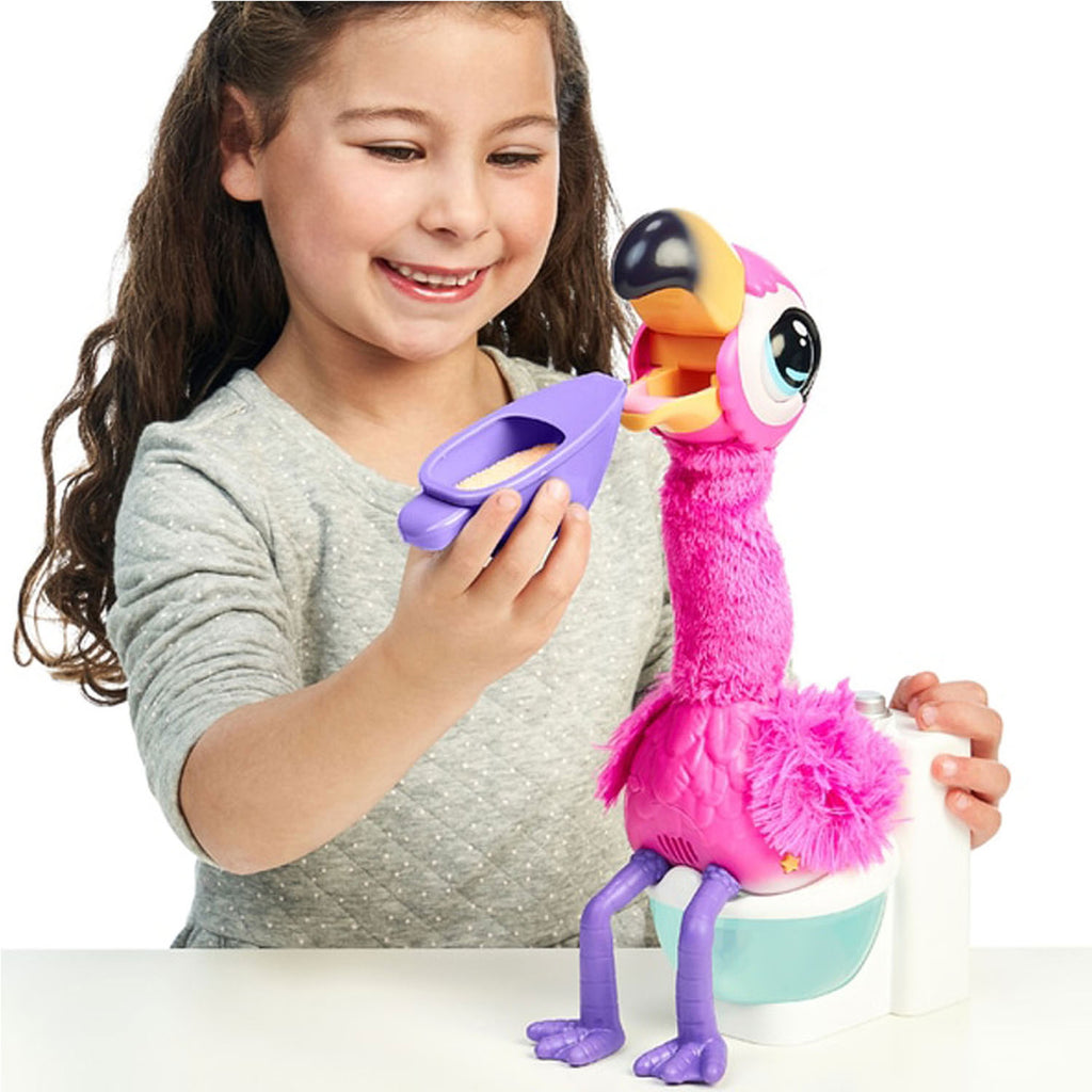 Spectron Gottago Flamingo interaktives Kuscheltier