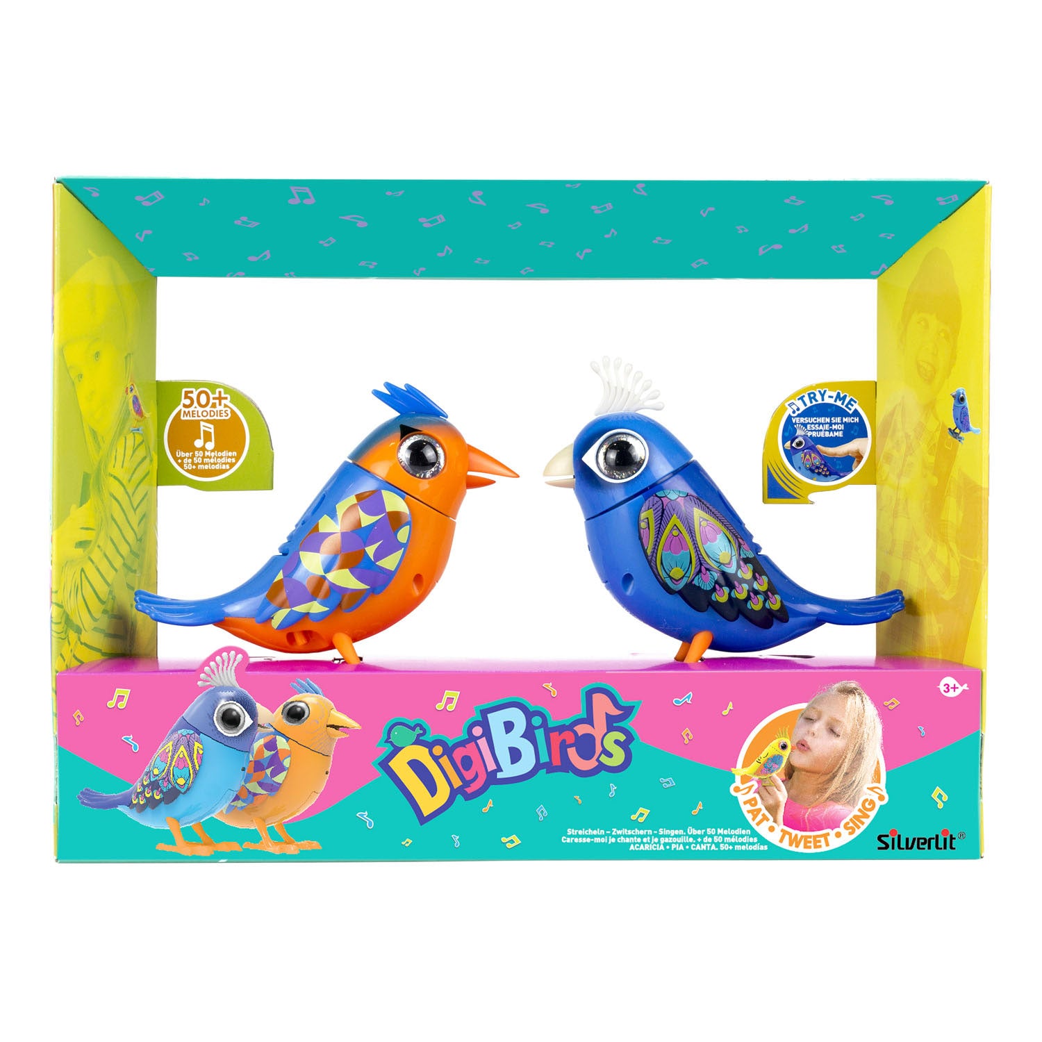 Silverlit Digibirds Doppelpack Vogel-Interaktiv