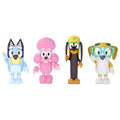 Spectron Bluey Freunde Spielfiguren, 4 Stück.