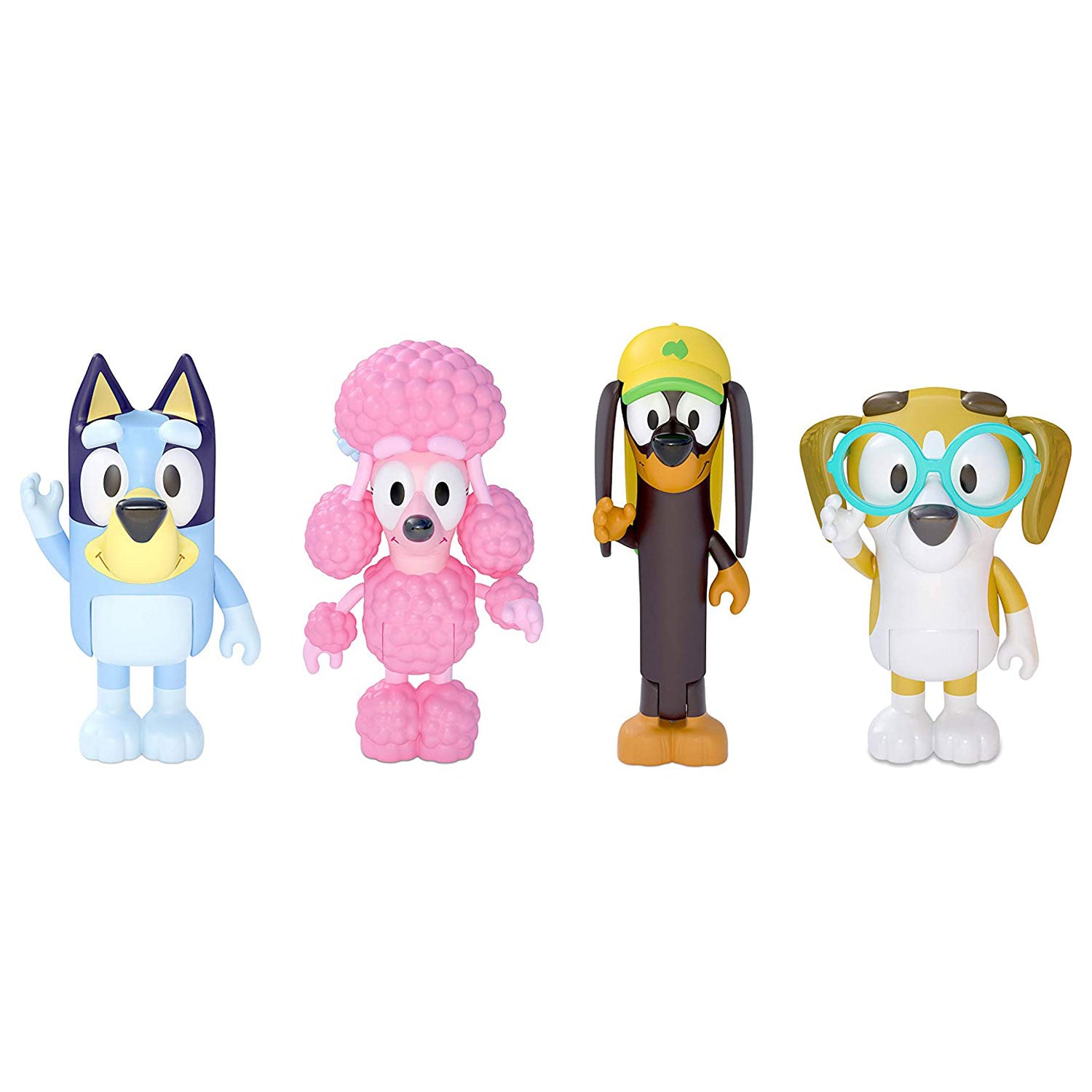 Spectron Bluey Freunde Spielfiguren, 4 Stück.
