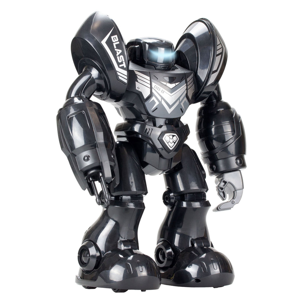 Silberroboter Robo Schwarz Schwarz Schwarz