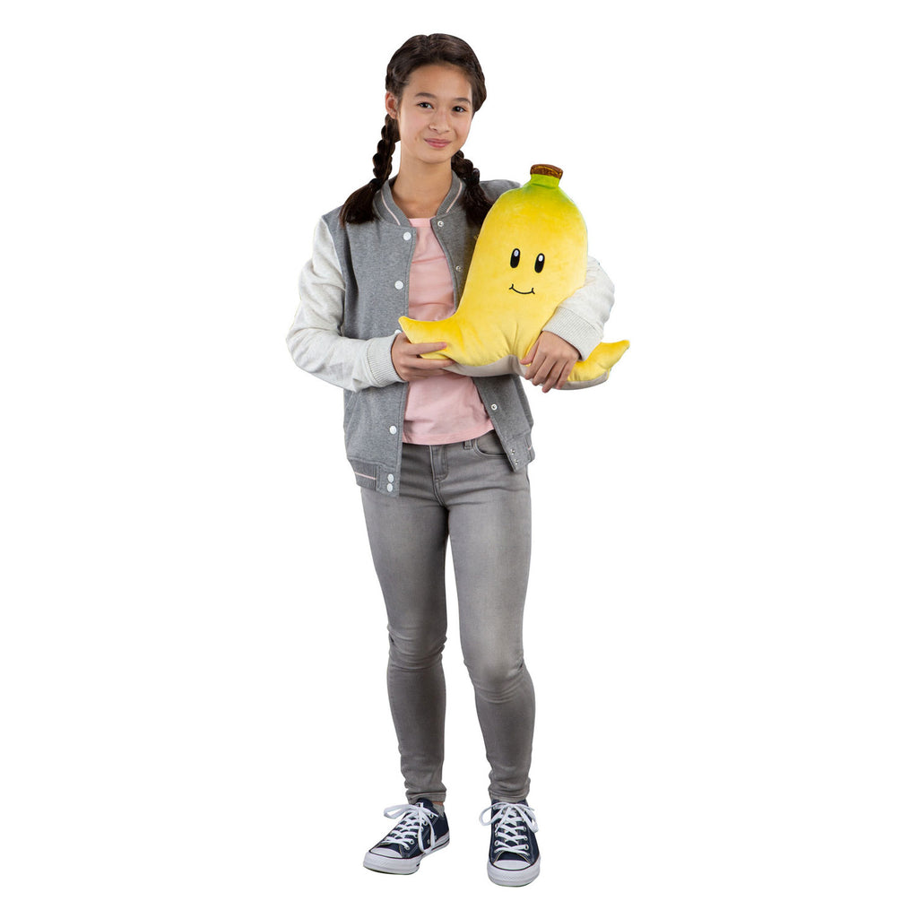 Tomy super mario mega banana pluchen knuffel - club mocchi mocchi