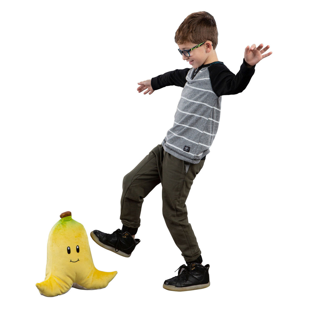 Tomy super mario mega banana pluchen knuffel - club mocchi mocchi