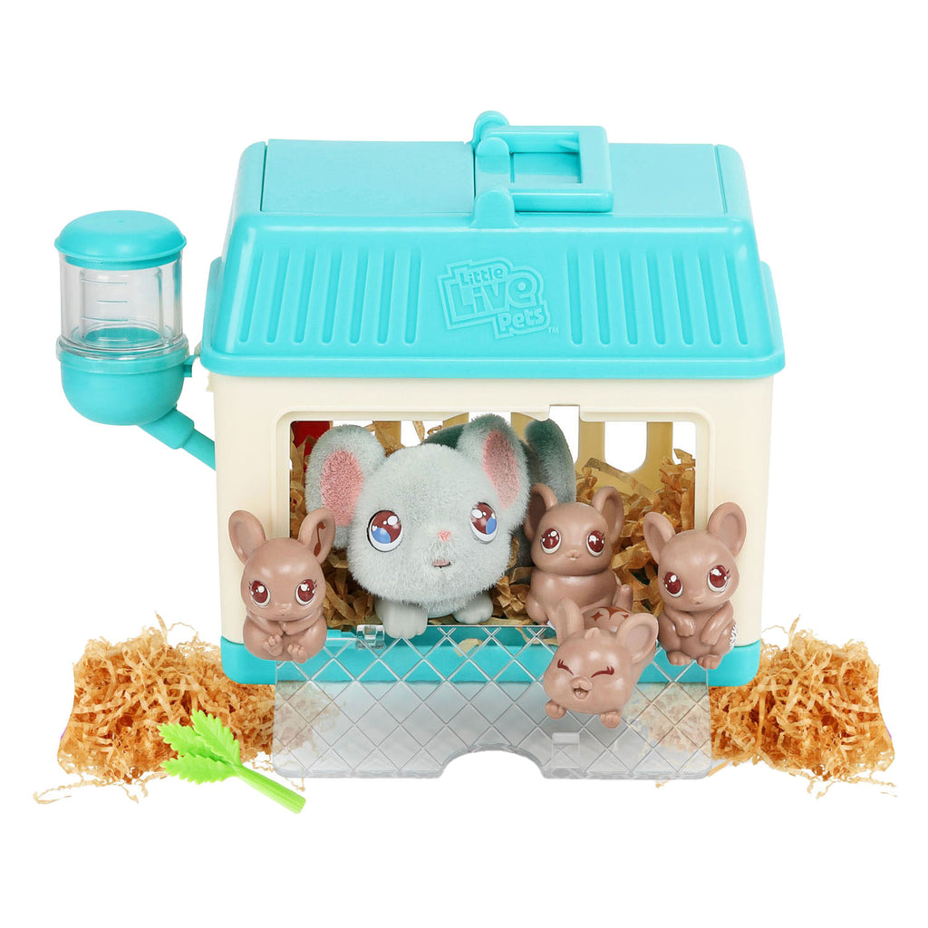 Moose Toys Little Live Pets Mama Überraschungs-Mini-Spielfigur Maus