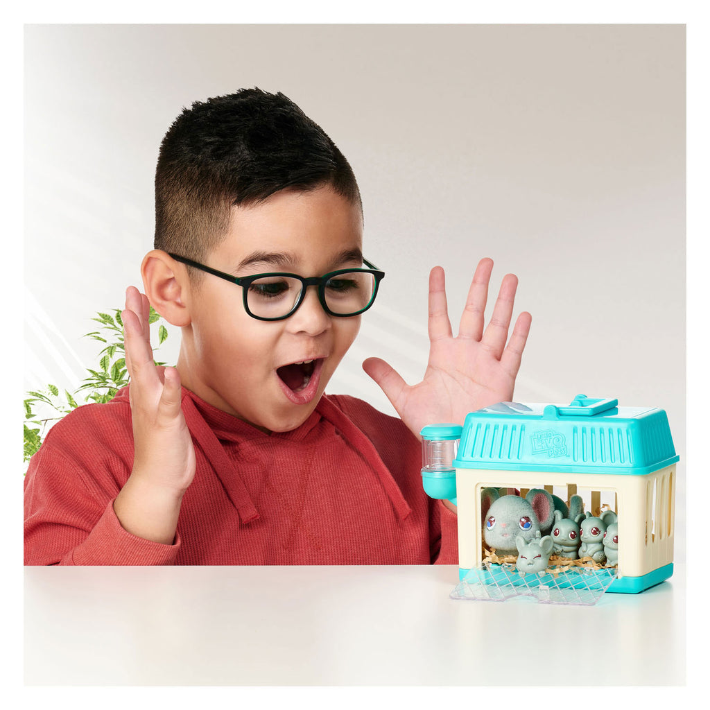Moose Toys Little Live Pets Mama Überraschungs-Mini-Spielfigur Maus