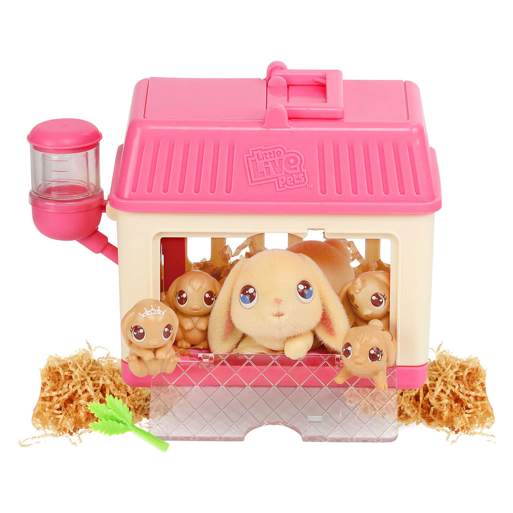 Moose toys little live pet mama surprise mini speelfiguur konijn