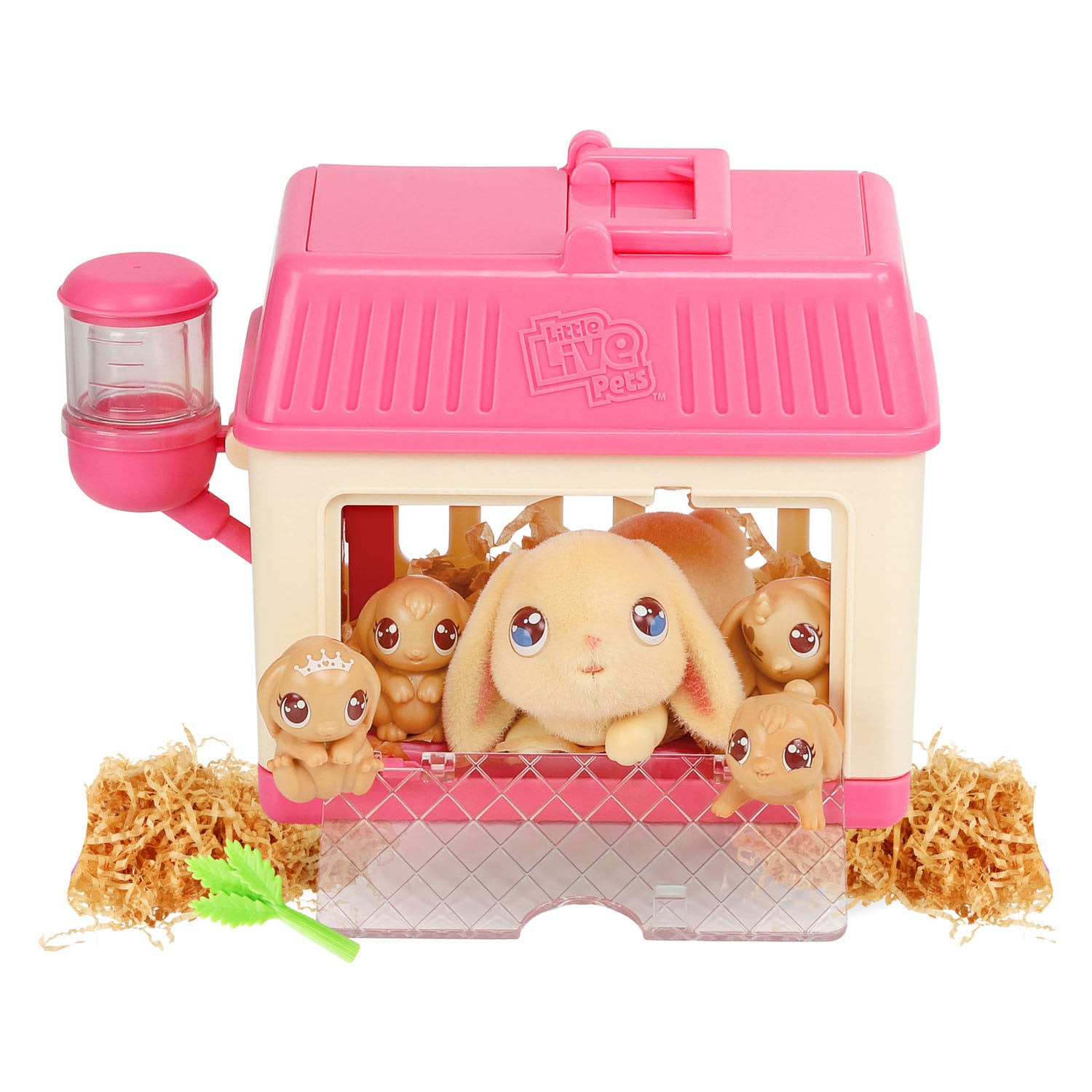 Moose toys little live pet mama surprise mini speelfiguur konijn