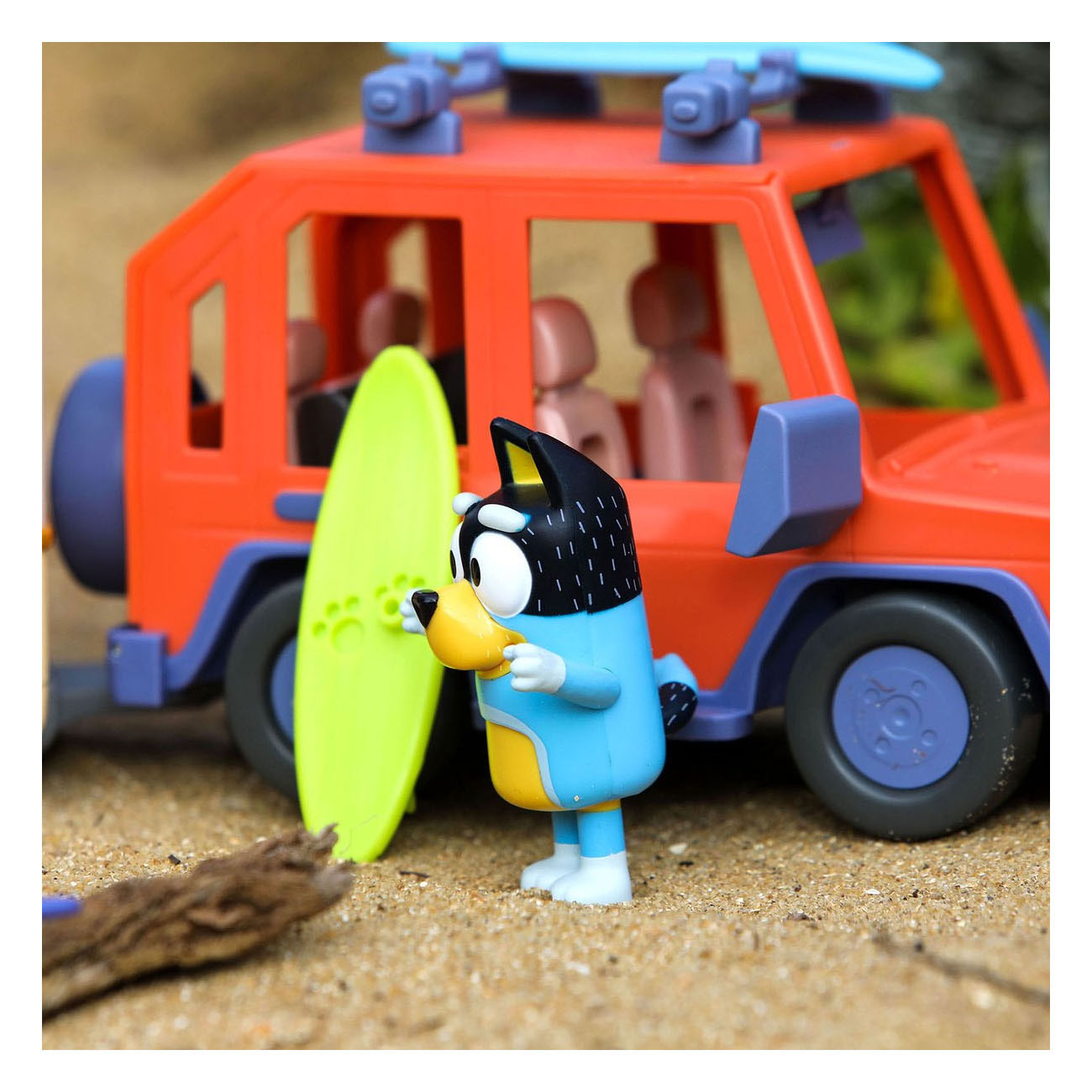 Moose Toys Bluey 4WD Auto und Campingabenteuer Deluxe Spielset