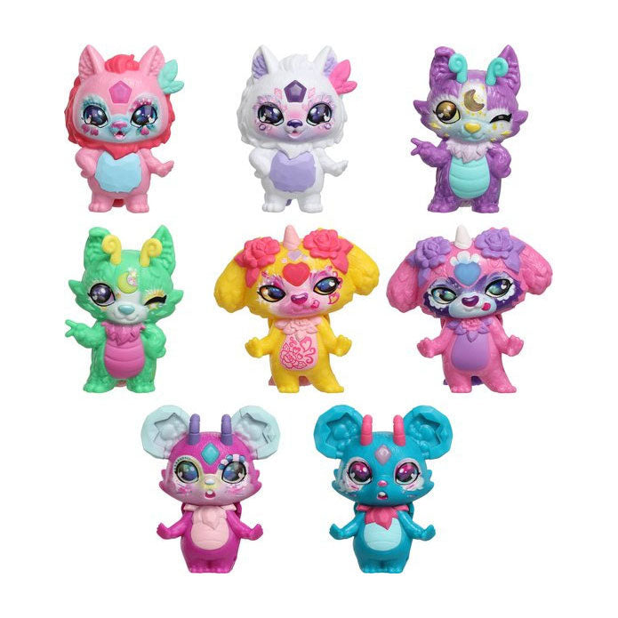 Moose Toys Magic Mixies Mixlings Fizz and Discover Kettle Crystal Woods Serie 3, 2er-Pack