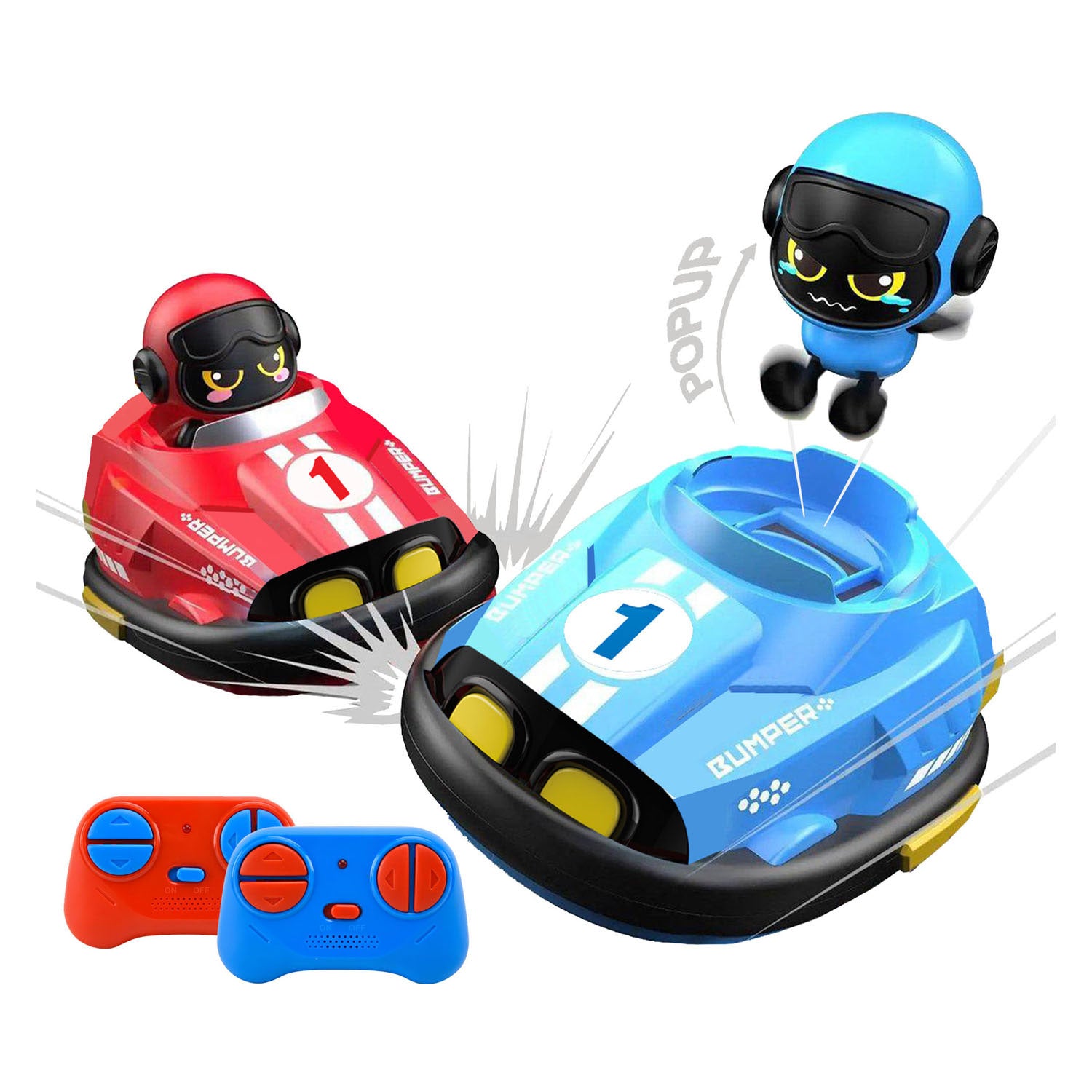 Gear2play bestuurbare rc battle bumper botsauto's