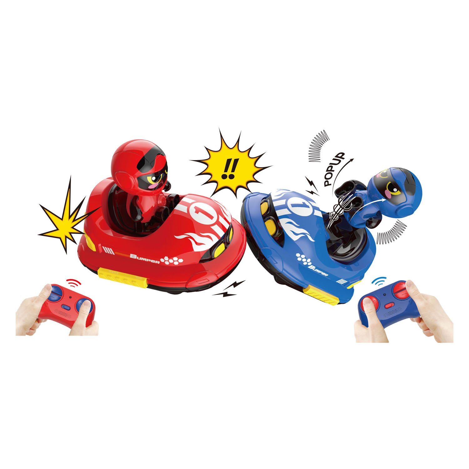 Gear2play bestuurbare rc battle bumper botsauto's