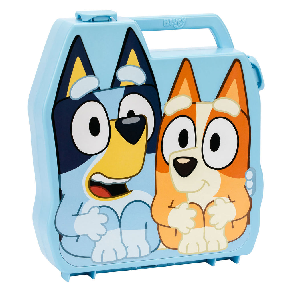 Moose toys bluey play go koffer met 8 speelfiguren