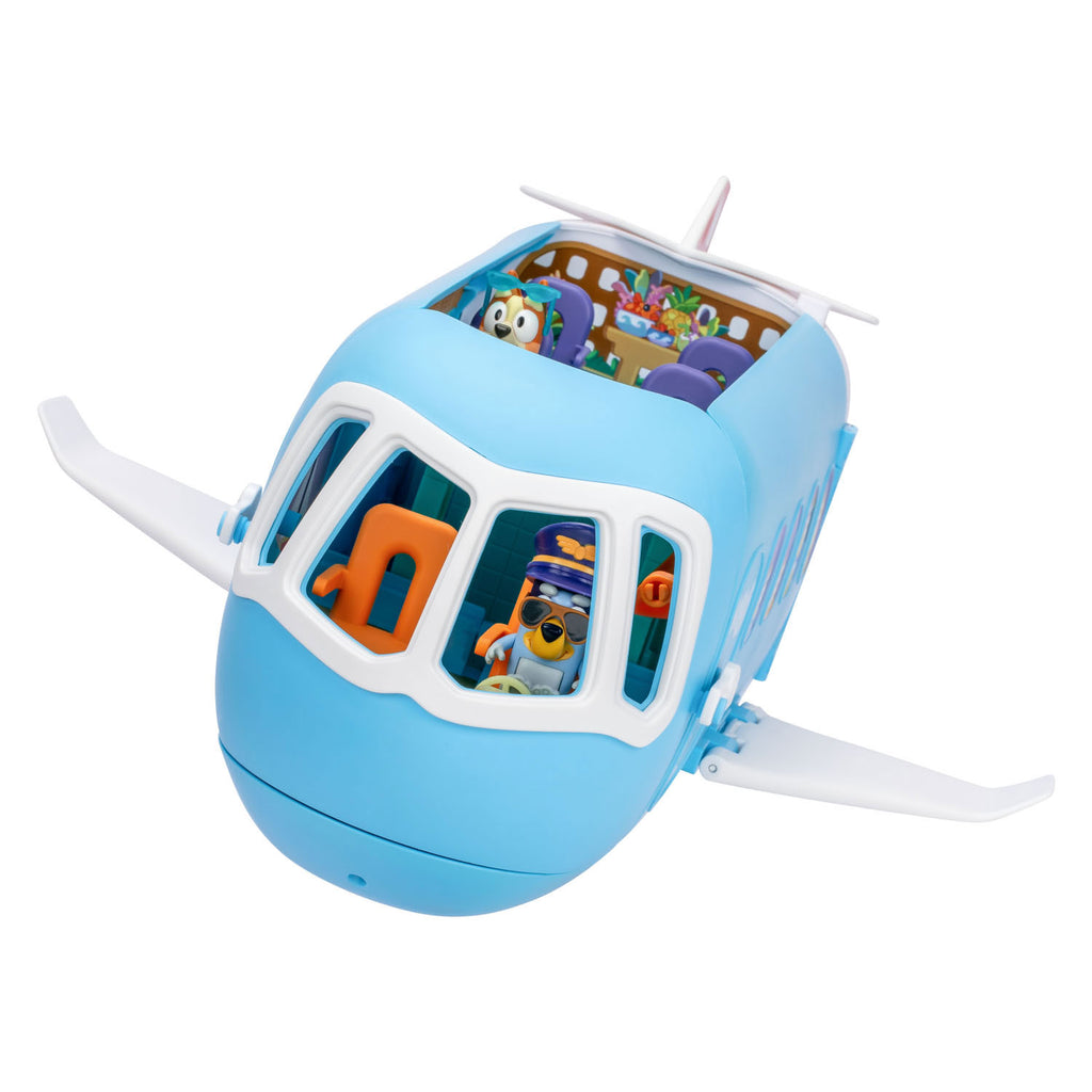 Moose Toys Bluey 3-in-1 Flugzeug mit 2 Figuren