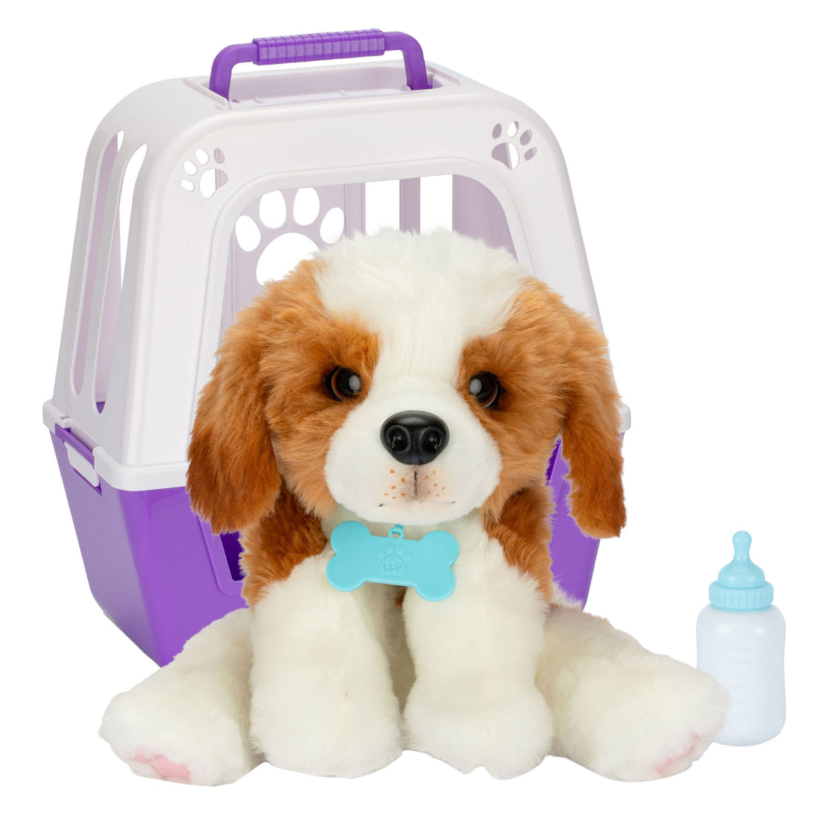 Little live pets my really real puppy knuffel in hok