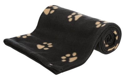 Trixie Barney Fleece-Hundedecke schwarz beige Arsch