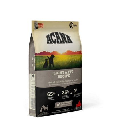 Acana light fit - hondenvoer - licht slank - graanvrij - hoog eiwit