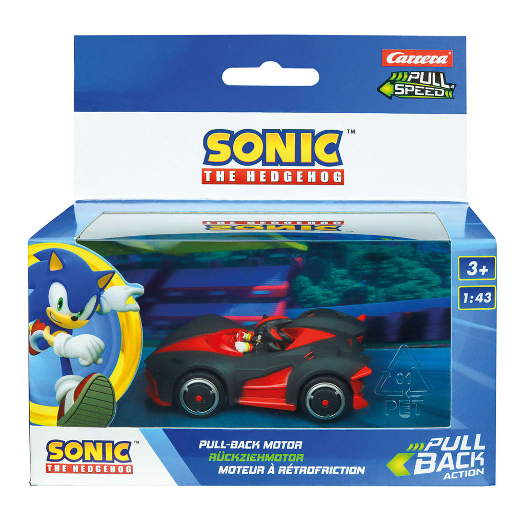 Carrera Pull Back Car Team Sonic Racing - Shadow Dark Reaper