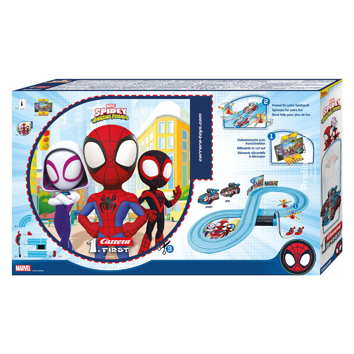 Carrera first spidey - it's spidey time! racebaan