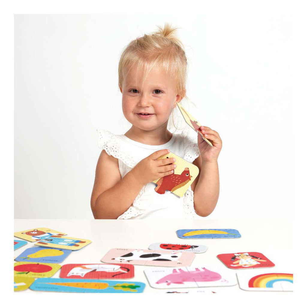 Banana Panda - Puzzlepaare erste Wörter - 18 Teile.