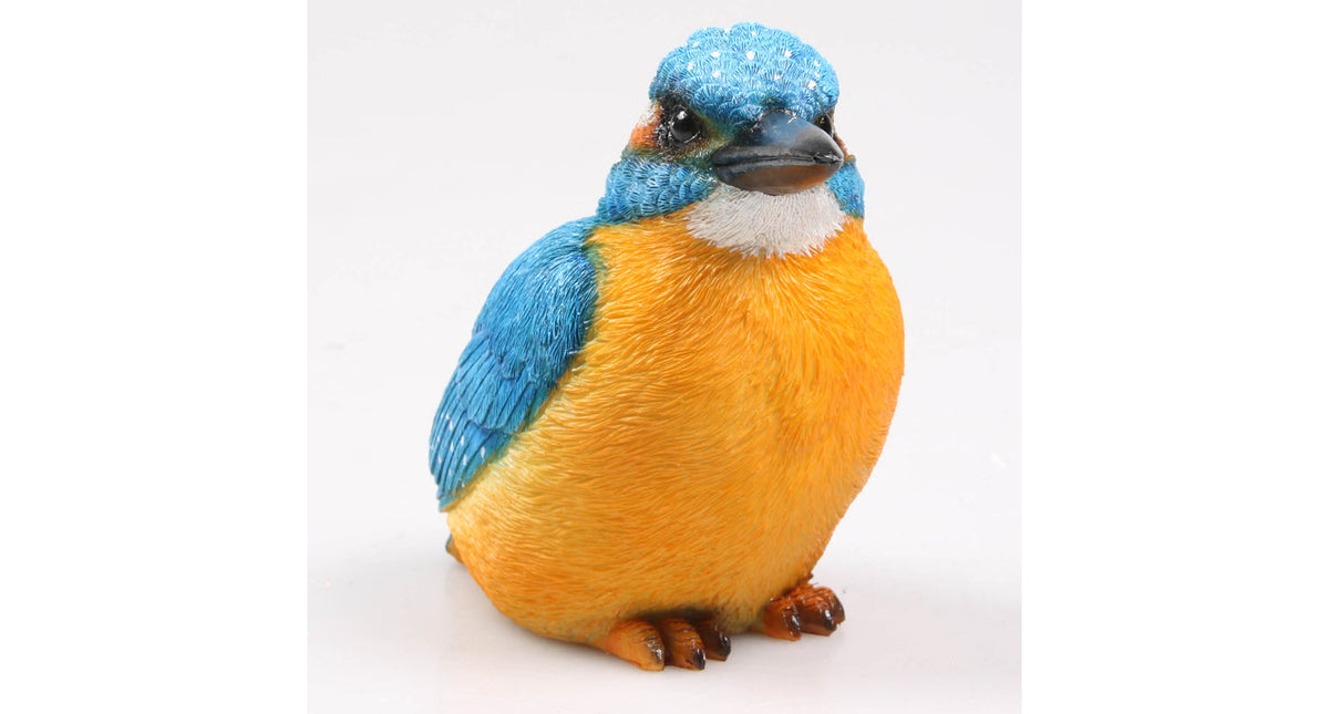 Vogel ijsvogel l 20x9x15 cm - polyester