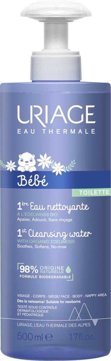 Uriage reinigingswater vor baby's bebé (500 ml)