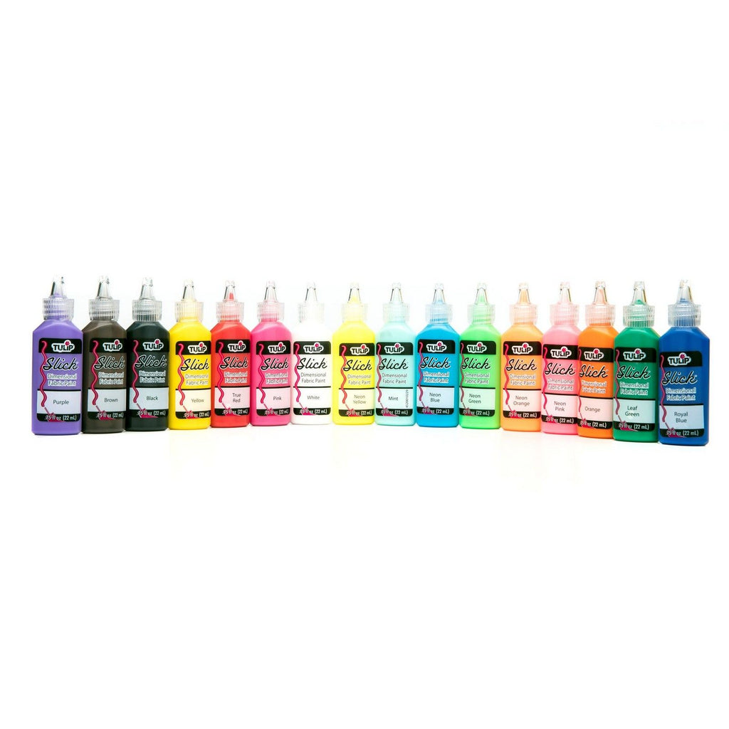 Tulip • 3d textielverf kit 37ml 16st.
