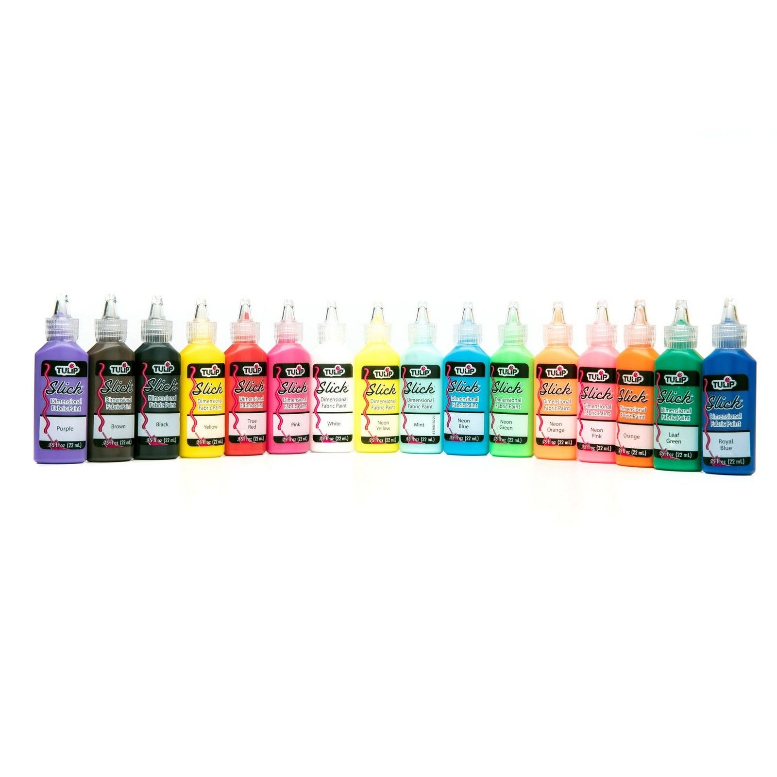 Tulip • 3d textielverf kit 37ml 16st.