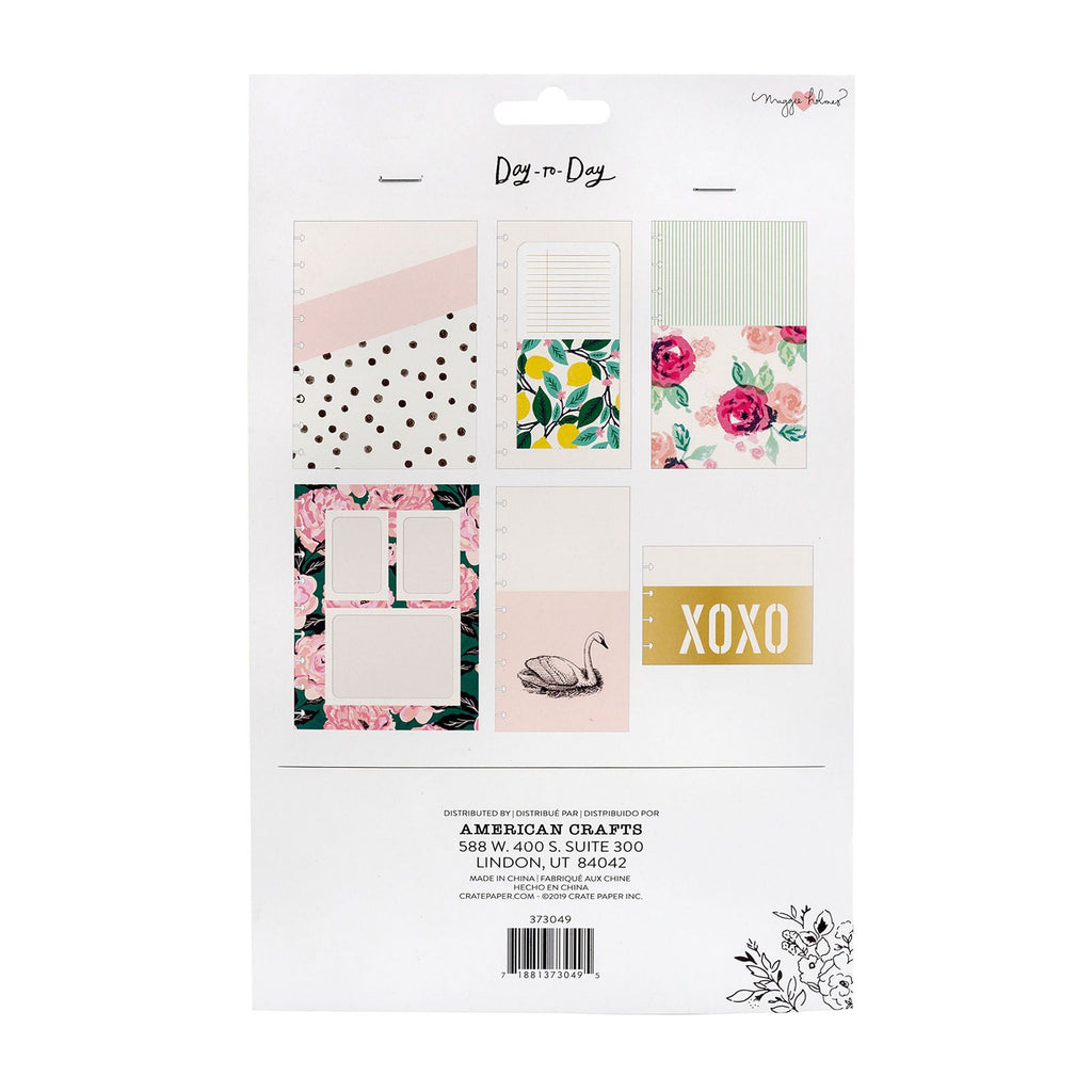 Crate paper • day-to-day disc planner pocket folders gold foil