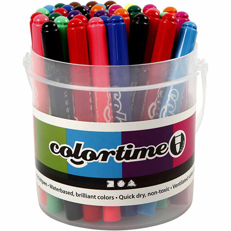 Creativ company emmer met 42 jumbo stiften, 12 kleuren