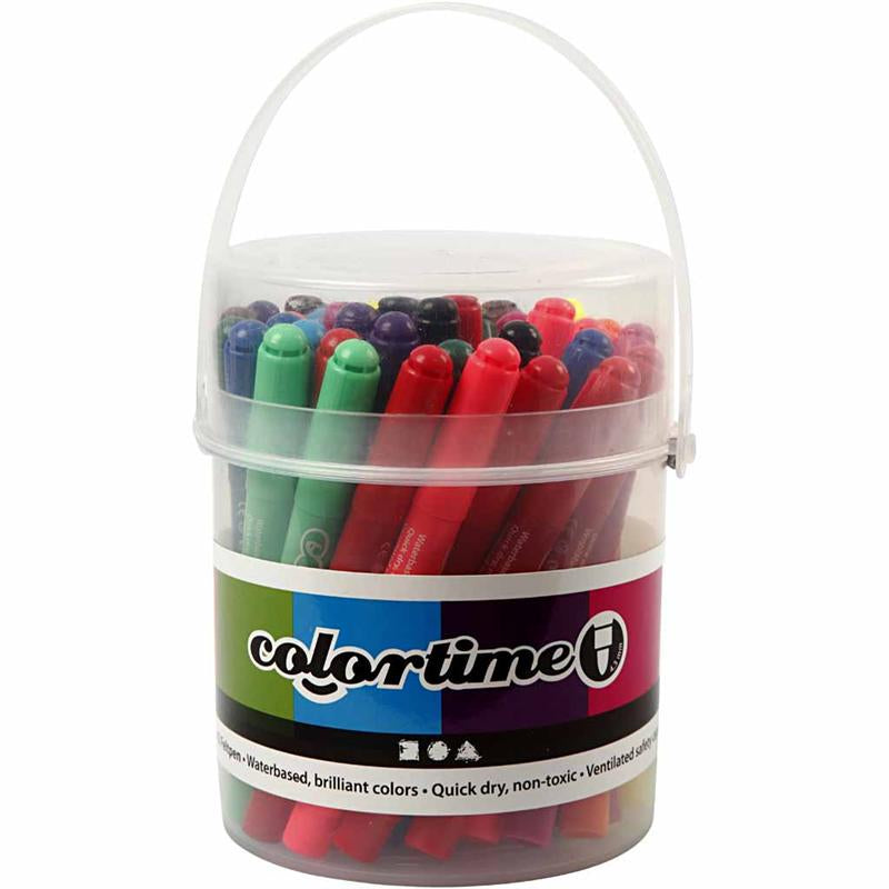Creativ company emmer met 42 jumbo stiften, 12 kleuren