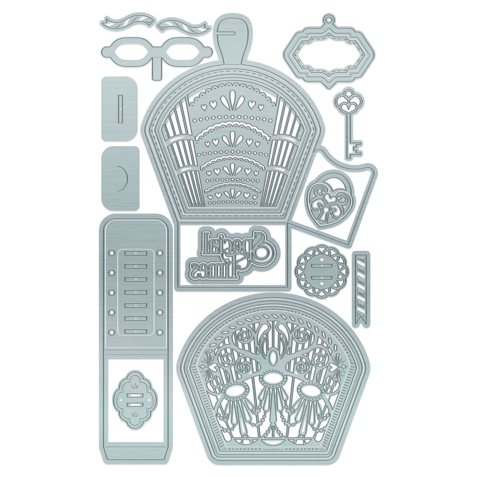 Tonic studios • my memory book die set special times vanity box memory book