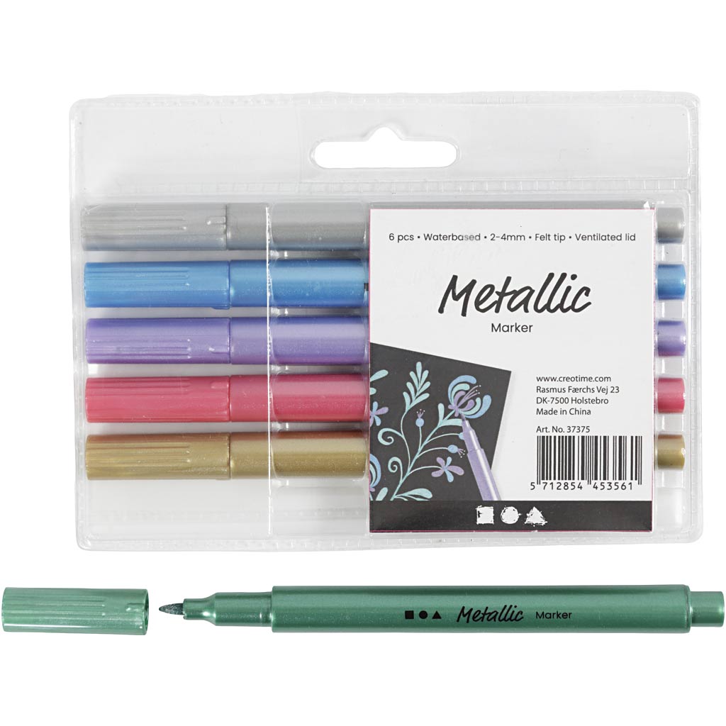 Http: www.cchobby.nl metallic-marker-lijndikte-2-4-mm-metallic-kleuren-6-stuk-1-doos