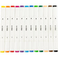 Creativ company tekenstift standaard kleuren, 12st. dubbelzijdig