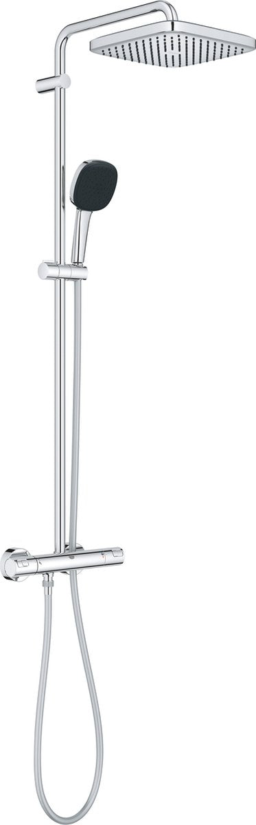Grohe vitalio comfort 250 douchesysteem met thermostaat - aquacalibrator - chroom